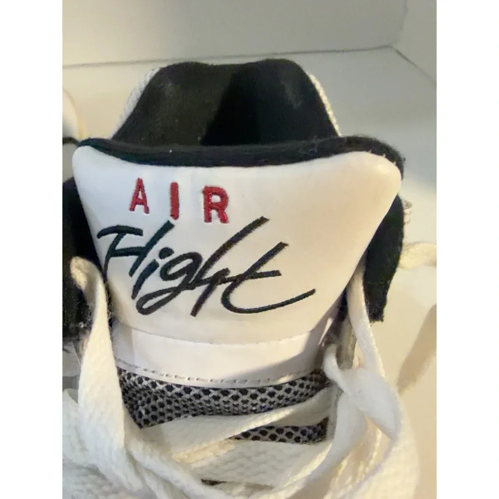 Nike Air Flight 89 GS 5Y White Black Wolf Grey Sneakers HF0406-102